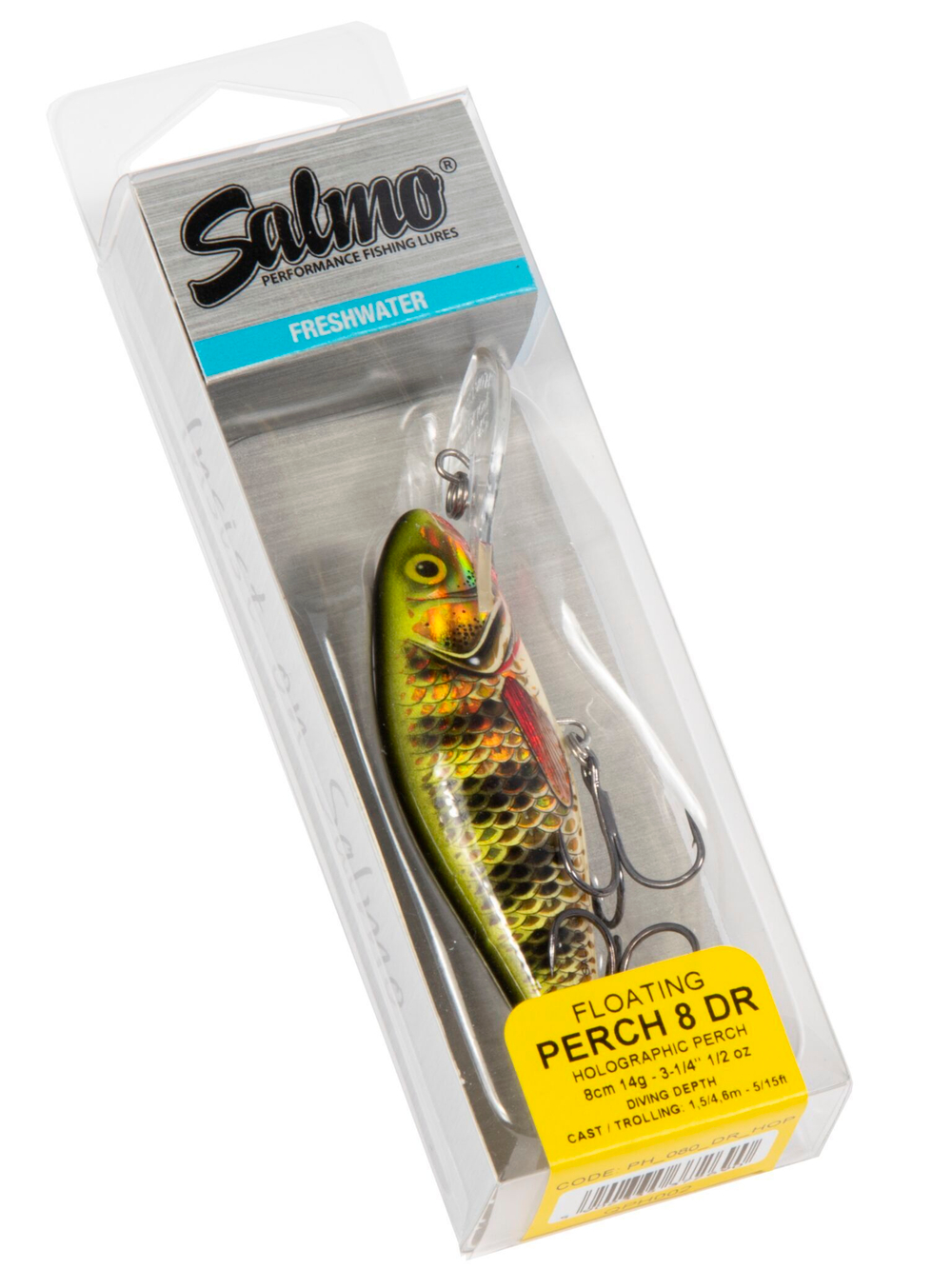 Воблер плавающий Salmo Perch DR 8 см, цвет HOP