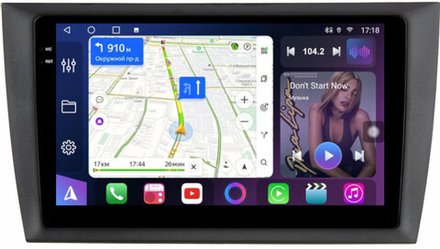 Магнитола для Volkswagen Golf 6 2008-2013 - FarCar 3242M монитор 9.5" QLED на Android 14, TS18, CarPlay, 4G SIM-слот