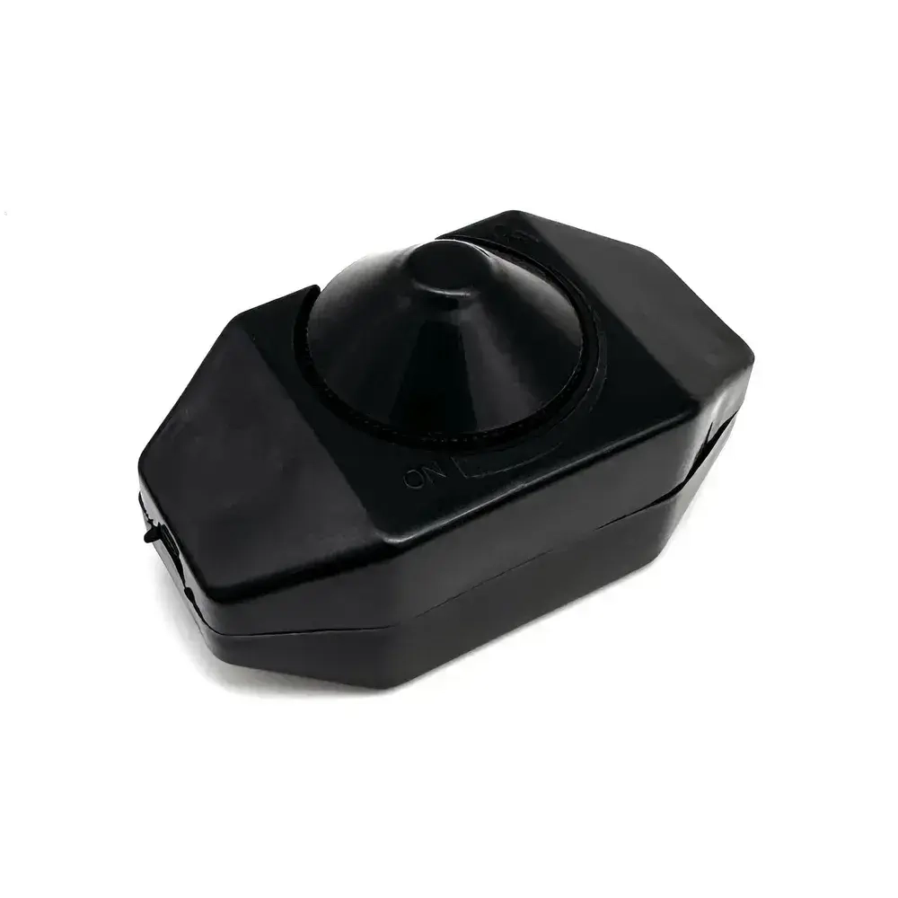 Диммер, регулятор света на шнур, для ламп накаливания и галогенных, черный, 220В