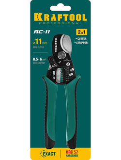 KRAFTOOL RC-11, 2 в 1, кабельные ножницы (22696-2)