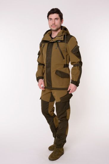 Костюм "Горка" кур+бр (Брезент летний, Хаки)