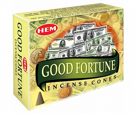 HEM Good Fortune Cones Благовоние конусы Удача 10шт