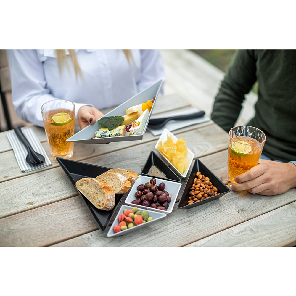 Менажница TANGRAM READY черная-белая-серая Koziol