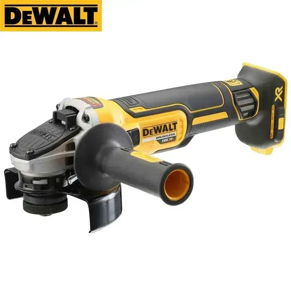 DEWALT DCG405 Угловая шлифовальная машина 20 В Бесщеточный маглев Металлорежущий станок 125 мм Аккумуляторный портативный полировщик