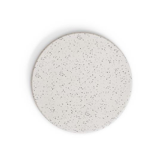 Столешница садовая круглая Saura из белого терраццо Ø 70 см