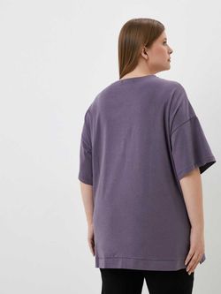 Футболка длинная больших размеров