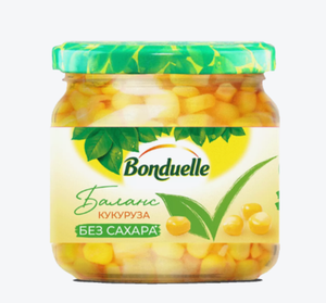 КУКУРУЗА BONDUELLE В ЗЕРНАХ ЗОЖ 350МЛ