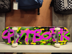 Скейт в сборе Пиксель (Размер 8.125 x 31.625)