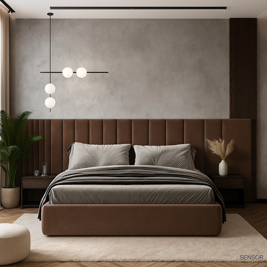 Кровать Tesoro с широким изголовьем