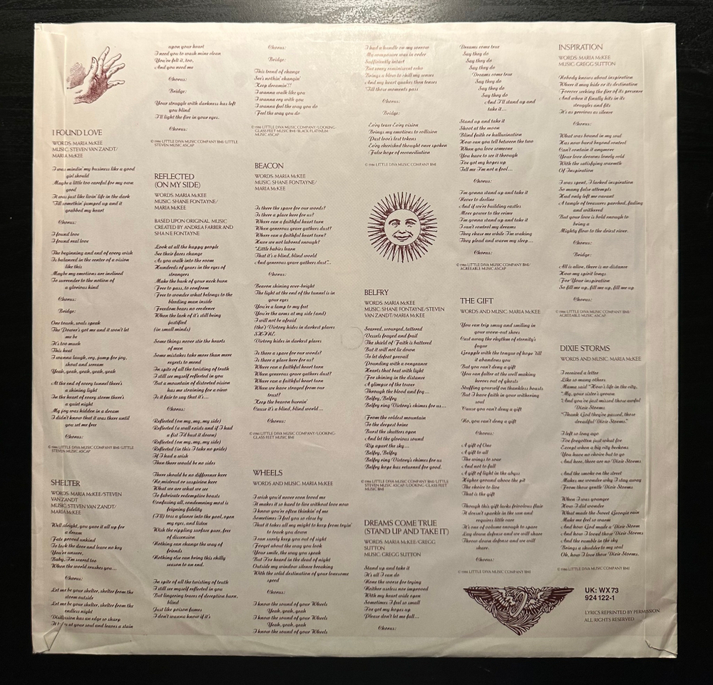 Lone Justice - Shelter (Германия 1986г.)