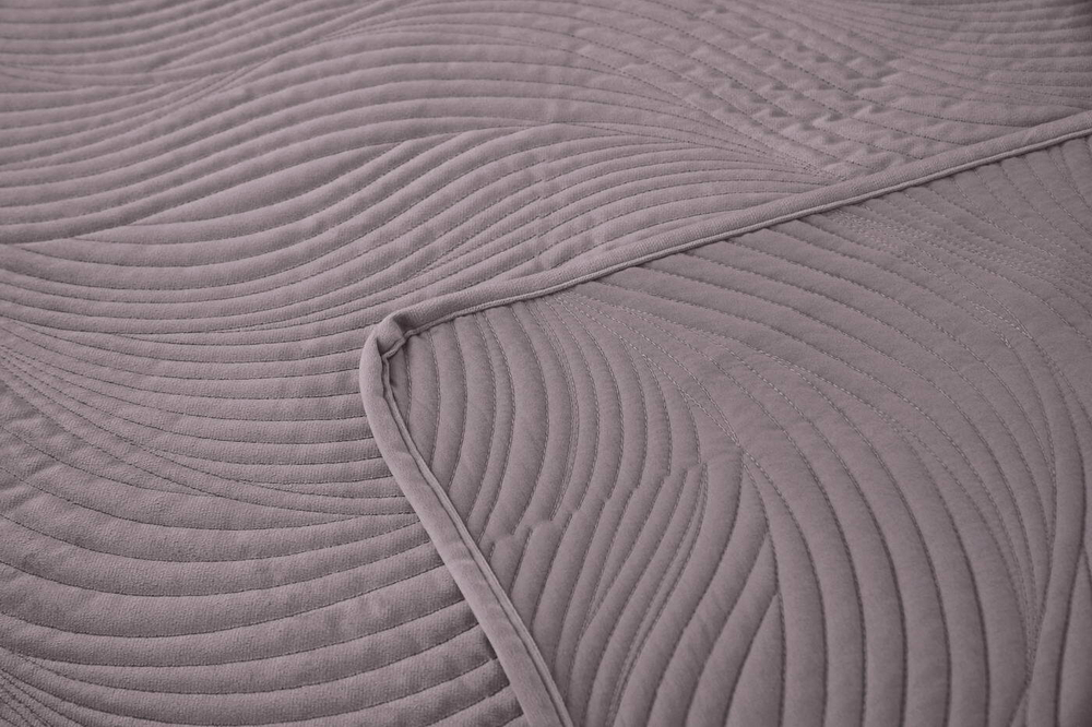 Покрывало 240х260 и 2 наволочки 50x70 Sofi De MarkO Жизель фиолетовое