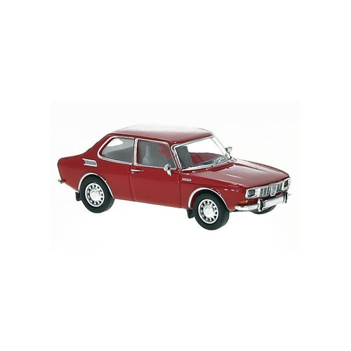Автомобиль Saab 99, красный, 1970, 1:87