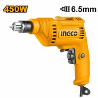 Электрическая дрель 450Вт 0.6-6,5мм INGCO ED45658