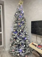 Заснеженная ель «Кадриль» (Литая хвоя) 180 см / 1,8 м