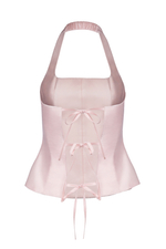 «Coquette Tie-Back Top» Топ из тафты с открытой спиной.
