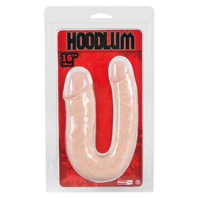 Hoodlum Фаллоимитатор двойной телесный 16" (41 см) (Цвет: телесный)