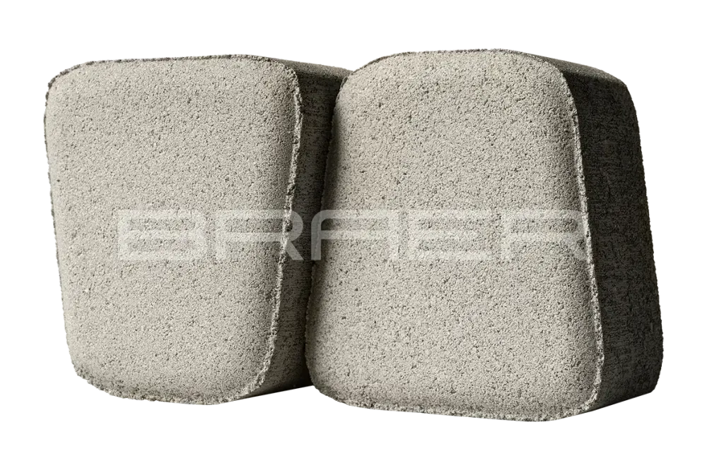 Тротуарная плитка Braer Классико круговая, Белый, 60 мм