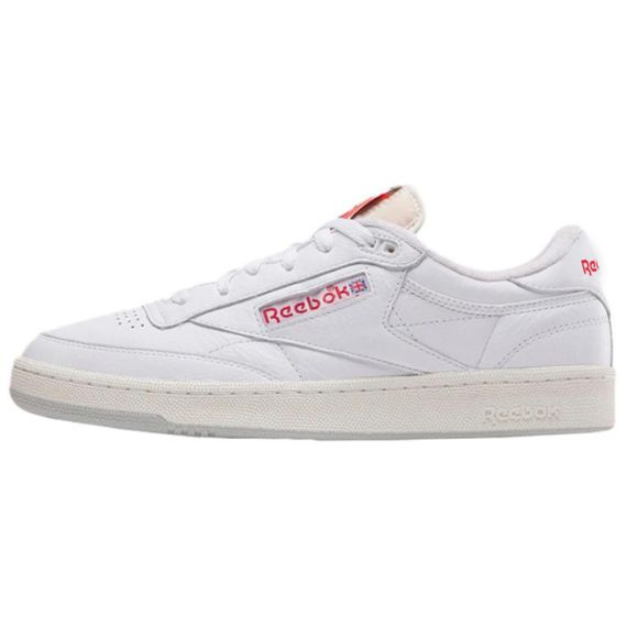Reebok CLUB C 85 ВИНТАЖНЫЕ кроссовки для скейтборда Низкие Белые кроссовки