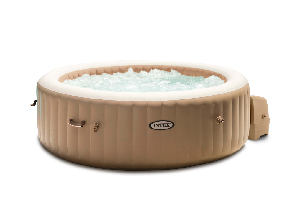 СПА-бассейн Intex Bubble Massage 165/216х71 см с круговым пузырьковым массажем (28428)
