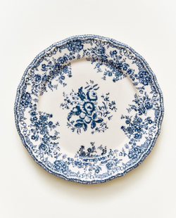 Zara Home тарелка десертная из фаянса, цвет синий, 21.5 см · 2460/202