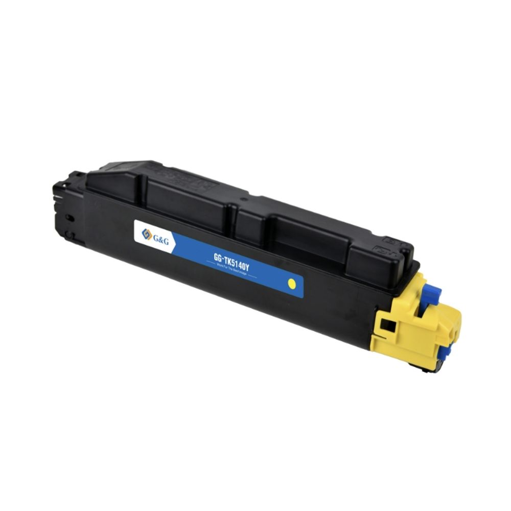 Тонер-картридж G&amp;G, аналог Kyocera TK-5140Y для ECOSYS M6030cdn/M6530cdn/P6130cdn, желтый (5K)