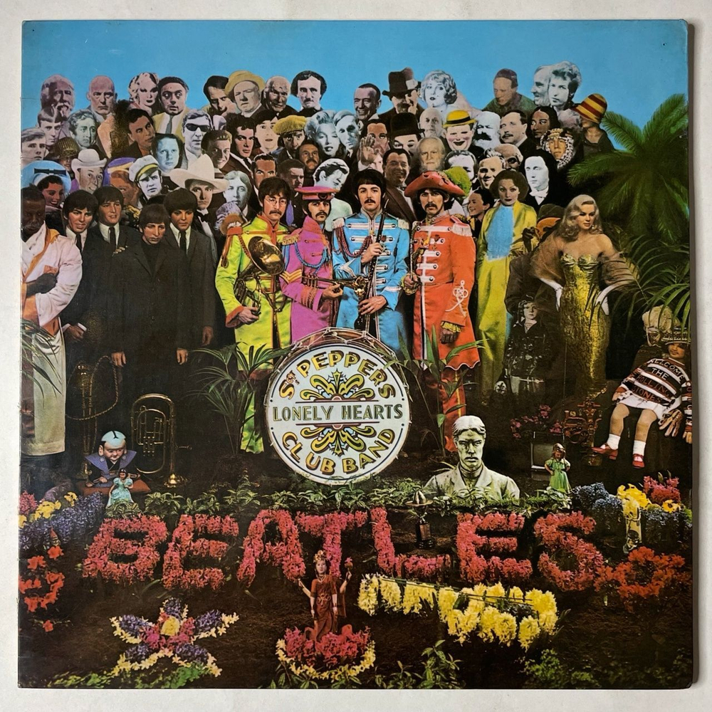 Винтажная виниловая пластинка LP The Beatles Sgt. Pepper Lonely Hearts Club Band (Japan 1967) (No Obi) (Red Wax Vinyl) Lovely Rita