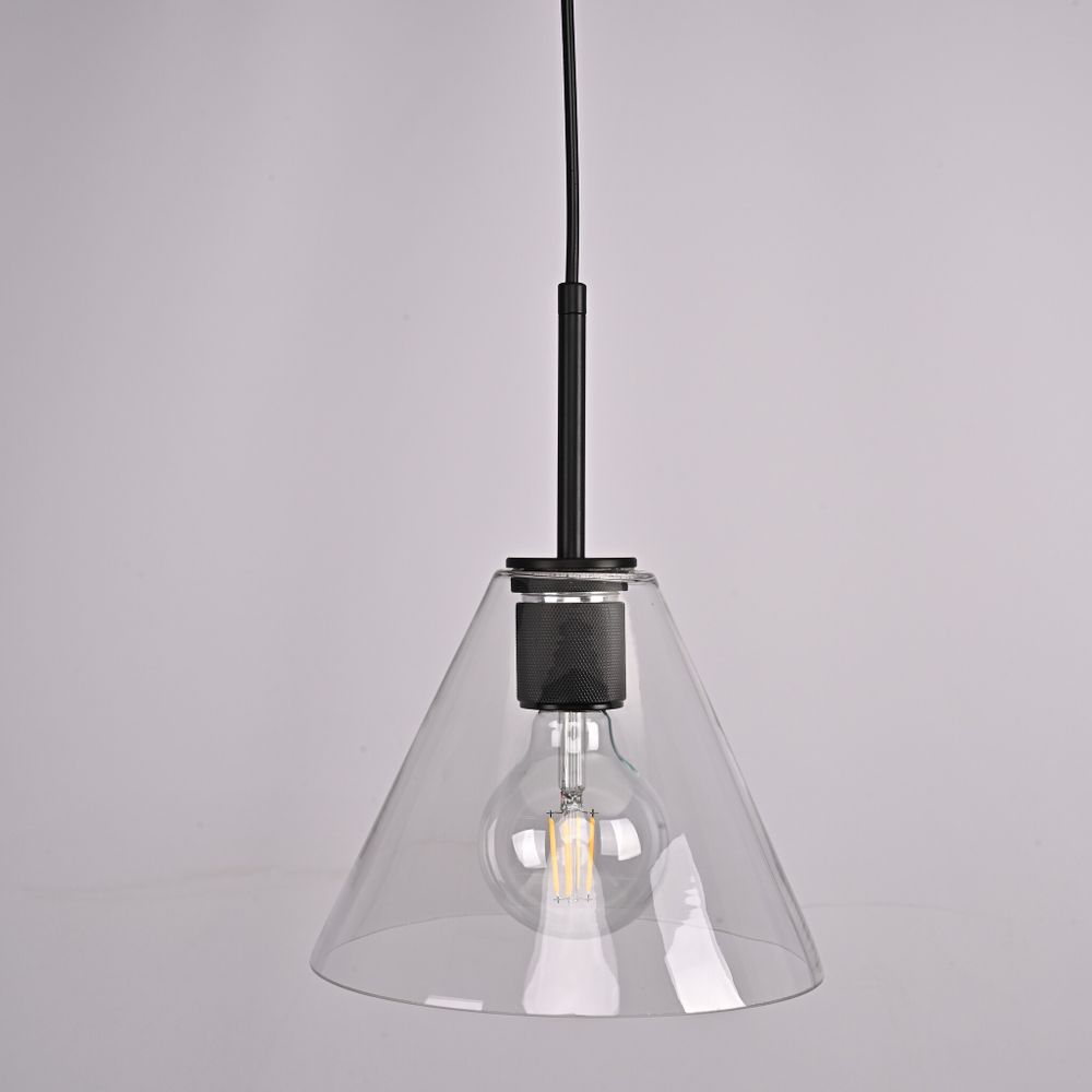 Подвесной светильник RH Utilitaire Funnel Pendant Black