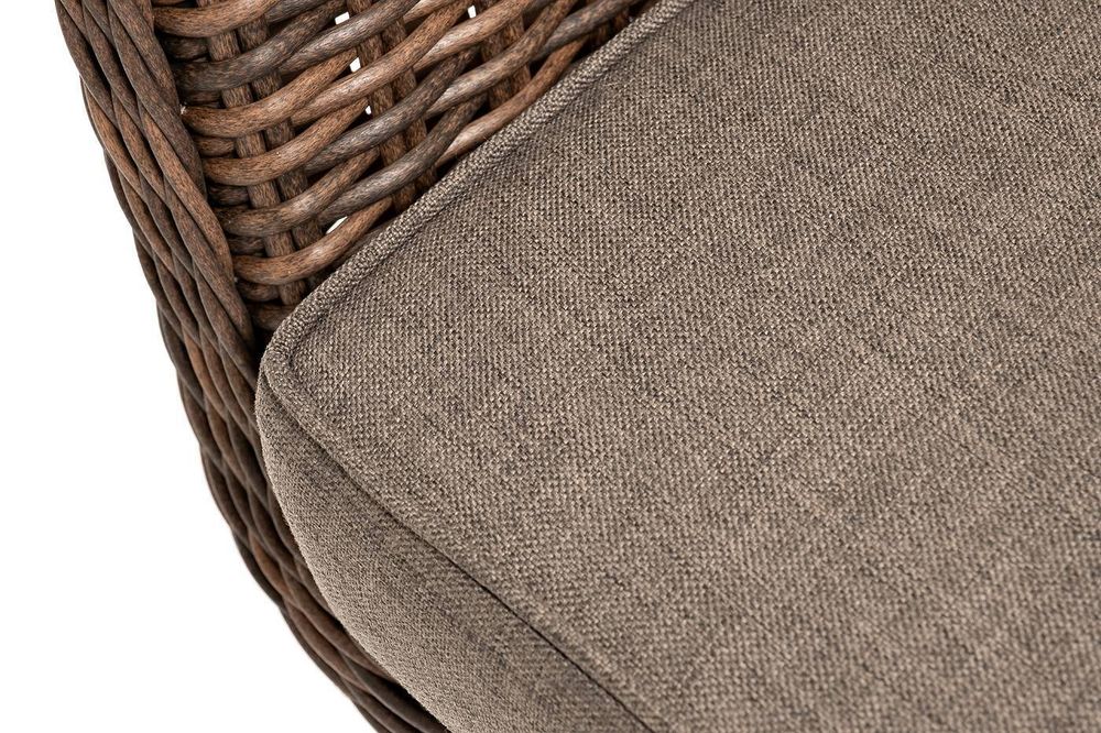 "Прованс" диван из искусственного ротанга трехместный, цвет коричневый