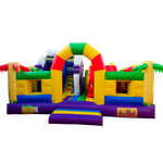 Коммерческий батут "Белый клык 2", размер 6*5*4 м