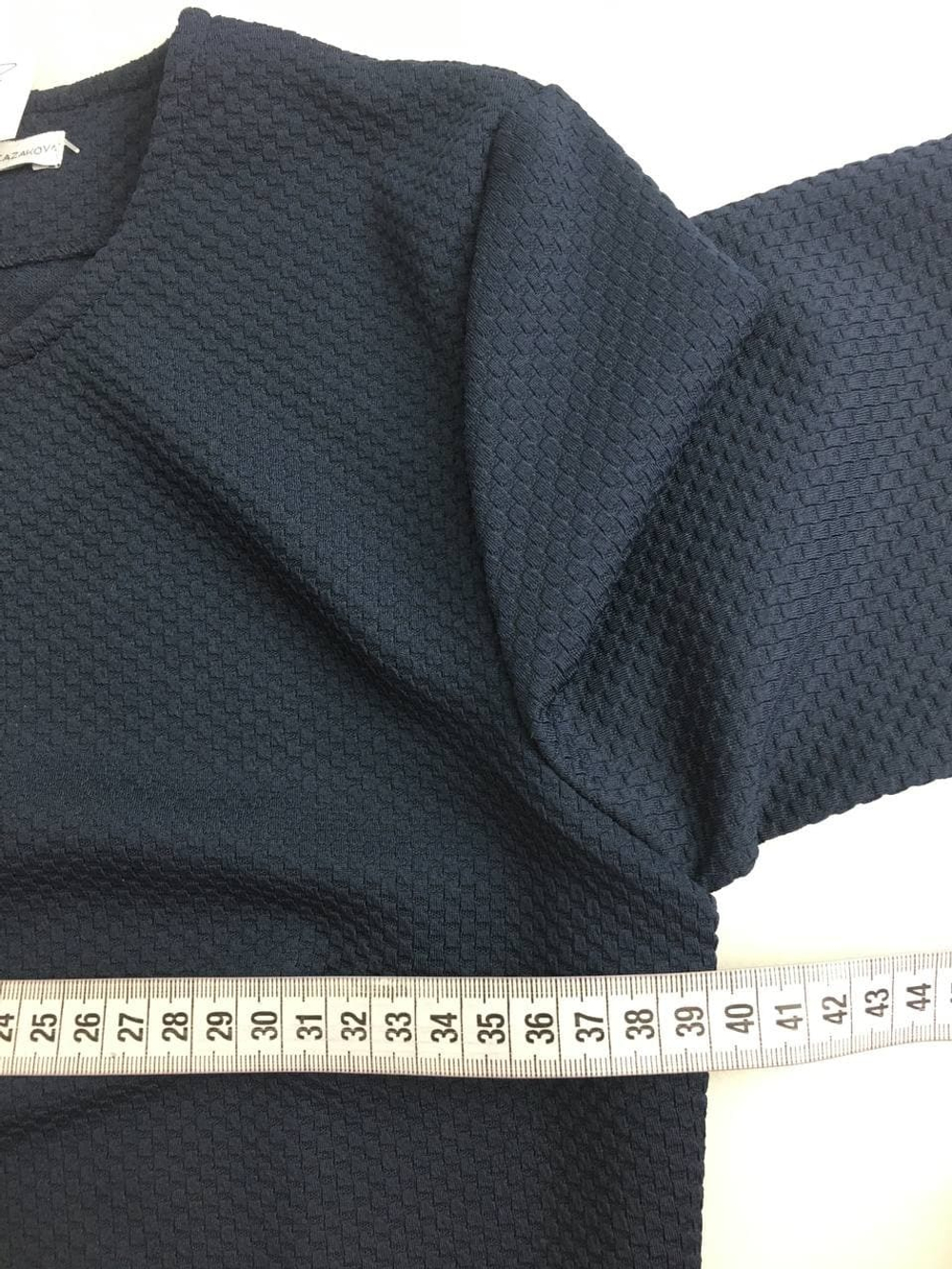 Топ Alexandra Kazakova с коротким рукавом темно-синий 42 размер, новый