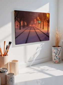Картина на стену 40 X 50 Трамвайные пути