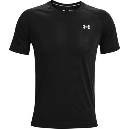 Теннисная футболка Under Armour Men's Streaker Run Short Sleeve - black/reflective