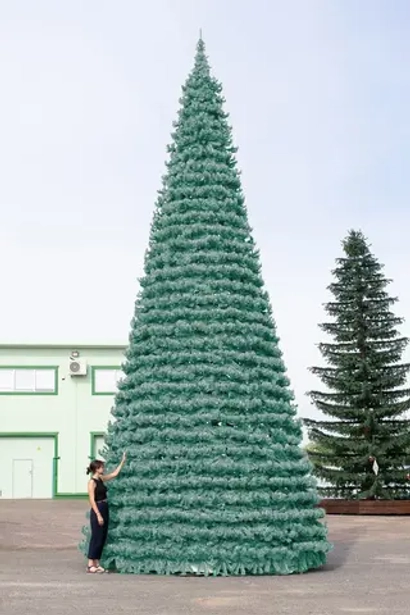 Уличная елка Испанская изумрудная 5 м., каркасная, ПВХ, Green Trees (GT5ISPVCBL)