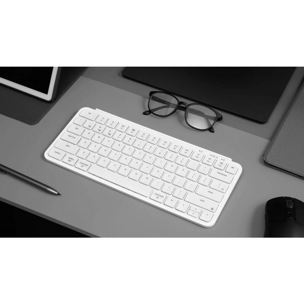 Беспроводная ультратонкая клавиатура Keychron B1 Pro, 77 клавиш, ножничные переключатели, цвет Ivory White (B1P-K8)