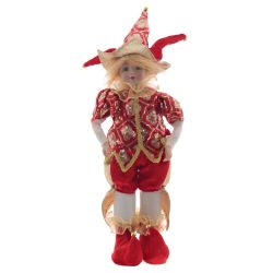 GAEM Игрушка набивная "Клоун" (муз, движ), L20 W13 H55/44 см