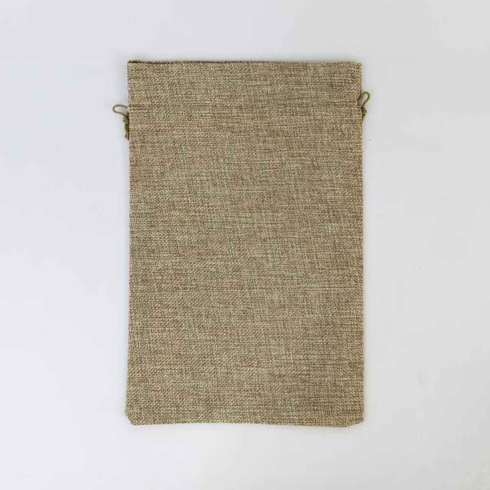 Мешочек подарочный новогодний с термонаклейкой 20х30 см