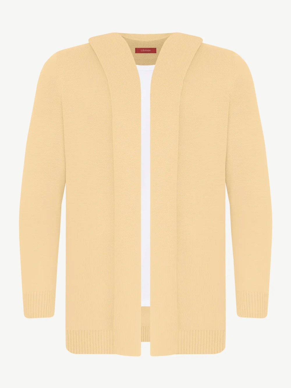 Кардиган с капюшоном из хлопка