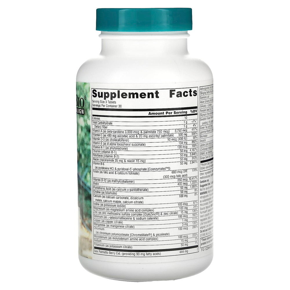 Source Naturals, Men's Life Force Multiple, 90 таблеток