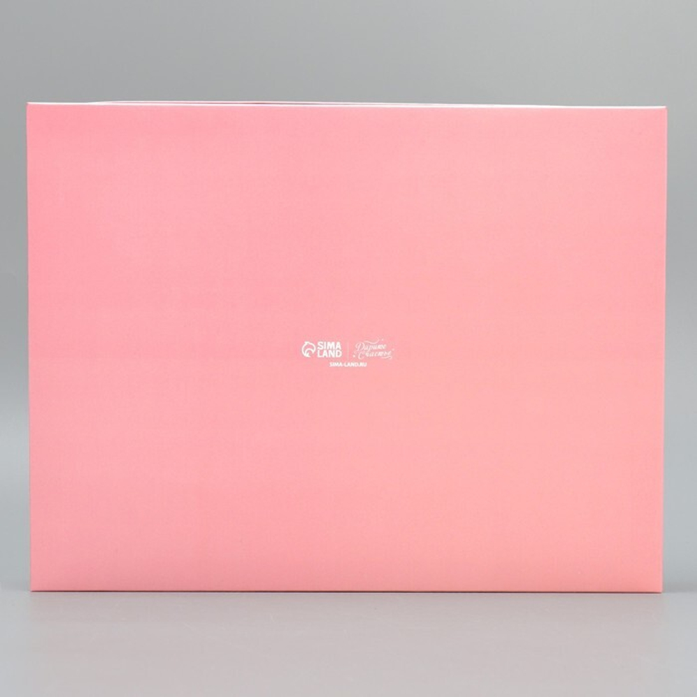 Коробка подарочная «Розовая», 32 × 24 × 9 см