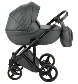 Детская коляска Adamex Luciano Deluxe 2 в 1 Q103 (МОРЕНГА 100% КОЖА)