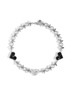 Колье "Black big soul thorn" Silver