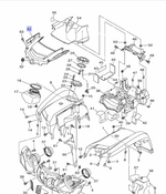 Обтекатель пластиковый для квадроциклов 1HPF33910000