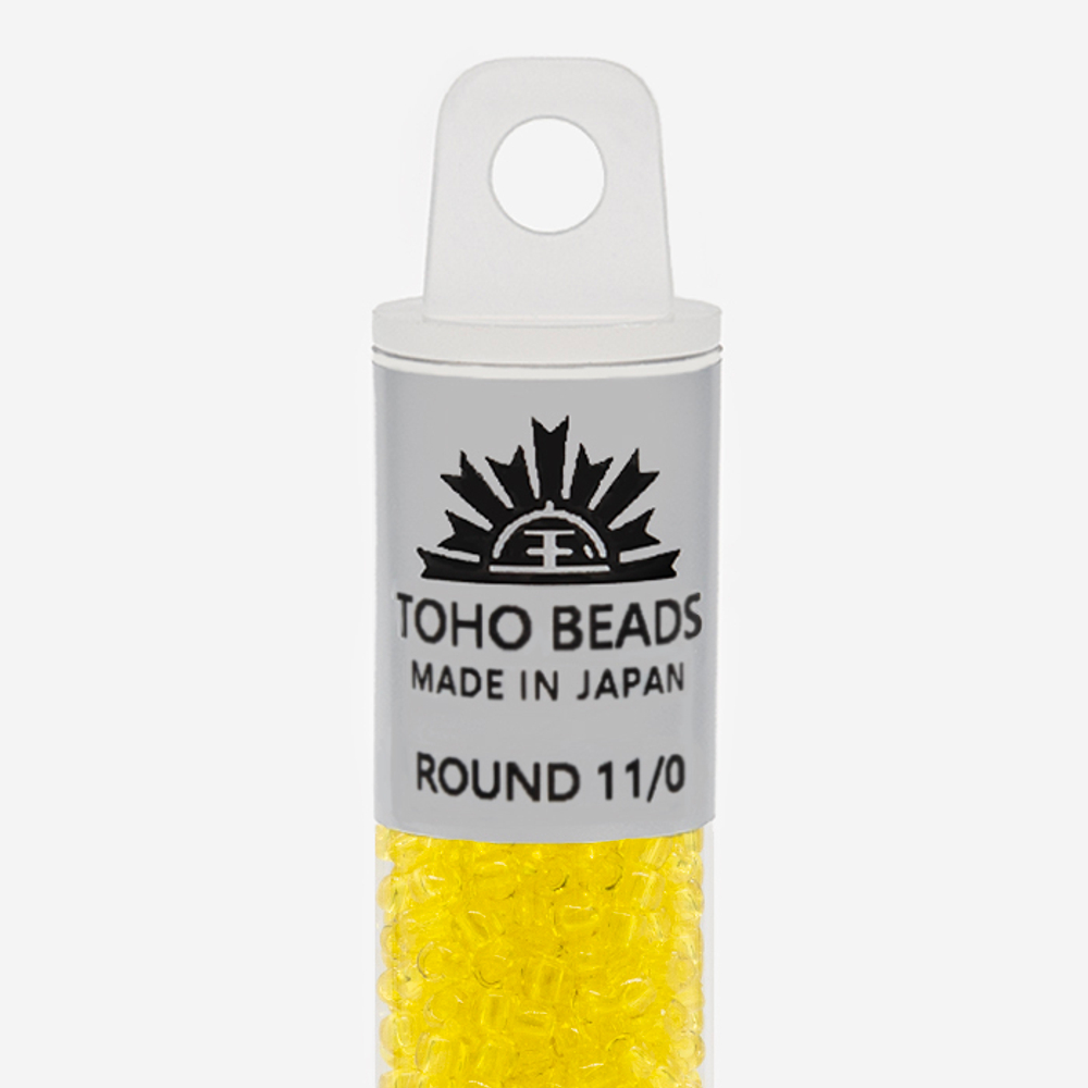 Японский бисер TOHO Round 11/0 (№12), прозрачный