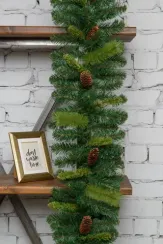 Хвойная ветвь Байкальская с шишками 180 см., Леска+ПВХ, ЕлкиТорг (52082)