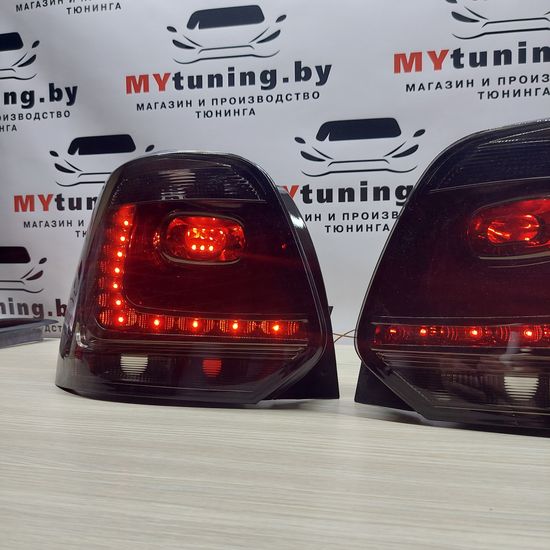 Задние фонари SMOKE LED для Volkswagen Polo 5 6R hatchback