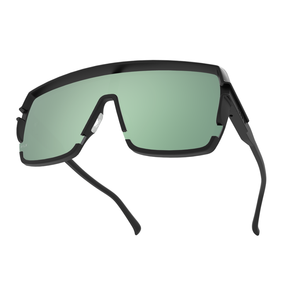 Спортивные очки HILX Youngblood Matt Black / Green Lens