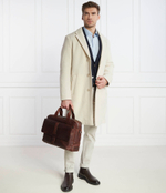 Хлопковое пальто c-hyde-rc-234 BOSS BLACK - бежевый(50502289)