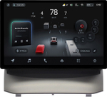 Магнитола для Ford Fiesta MK6 2008-2012 (красный БК, рамка тип 1) - Teyes CC4-PRO монитор 13" 2K QLED на Android 13, Snapdragon 778G, 8+128, AI, CarPlay, DSP, 4G SIM-слот