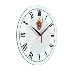 Настенные часы "Эмблема МУР 02 55" Декор для дома, подарок