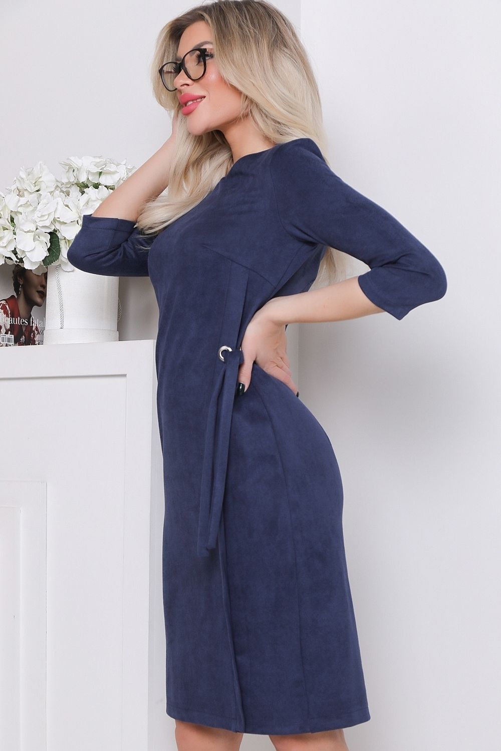 Платье  Идеальный образ (вельвет, найт) Diolche (Акция)